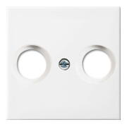 Busch-Jaeger Rosace centrale blanc alpin pour prise antenne 2531-914-1