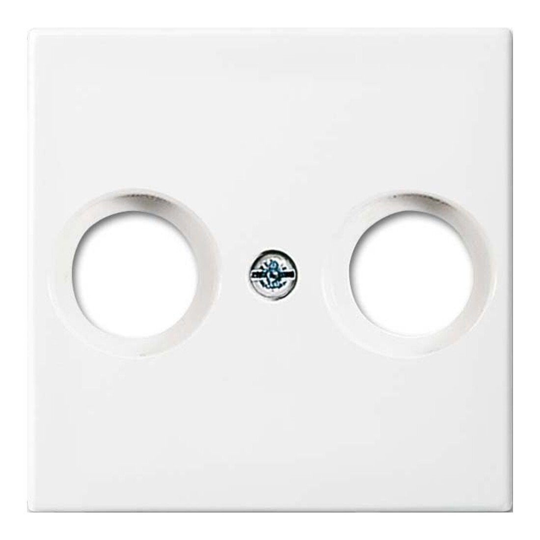 Busch-Jaeger Rosace centrale blanc alpin pour prise antenne 2531-914
