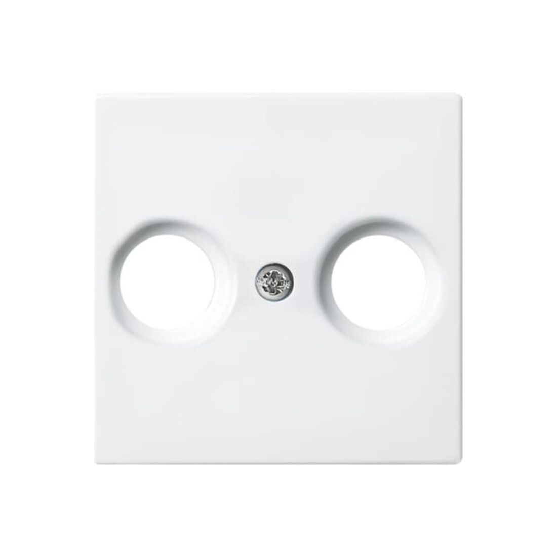 Busch-Jaeger Rosace centrale blanc alpin pour prise antenne 2531-914