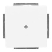 Busch-Jaeger Rosace centrale blanche avec bague de support 1742-884-3