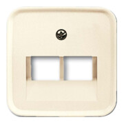 Busch-Jaeger Rosace centrale blanche pour boîte de connexion UAE 2f 1803-02-212-1