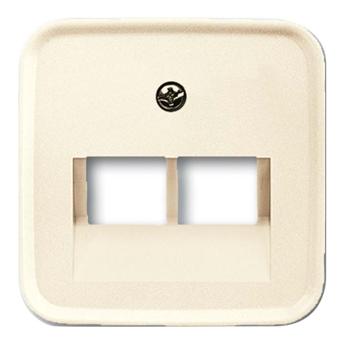 Busch-Jaeger Rosace centrale blanche pour boîte de connexion UAE 2f 1803-02-212