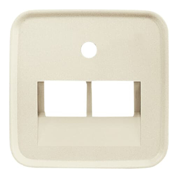 Busch-Jaeger Rosace centrale blanche pour boîte de connexion UAE 2f 1803-02-212