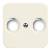 Busch-Jaeger Rosace centrale blanche pour prise antenne 2 trous 2531-212-1
