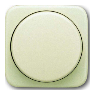 Busch-Jaeger Rosace centrale blanche pour variateur rotatif 2115-212