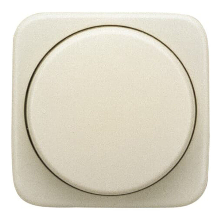 Busch-Jaeger Rosace centrale blanche pour variateur rotatif 2115-212