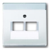 Busch-Jaeger Rosace centrale dav/sws pour boîte de connexion UAE 2f 1803-02-84-1