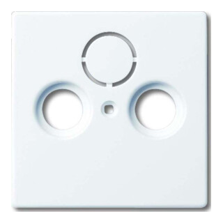 Busch-Jaeger Rosace centrale dav/sws pour prise antenne 2 trous 1743-84