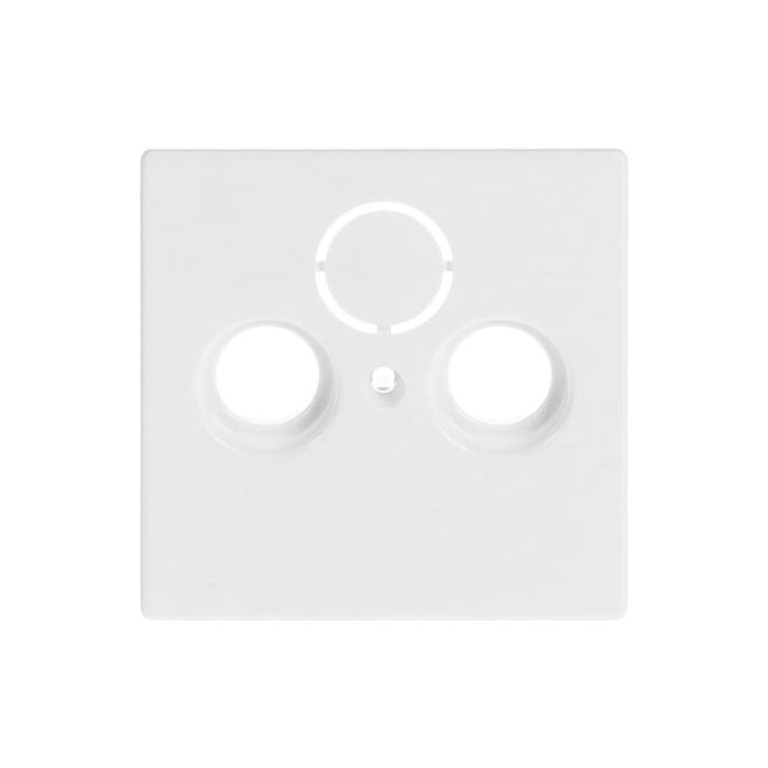 Busch-Jaeger Rosace centrale dav/sws pour prise antenne 2 trous 1743-84