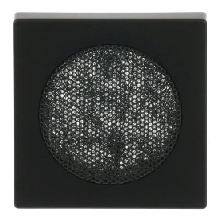 Busch-Jaeger Rosace centrale noire avec microphone pour haut-parleur EB 8253-885