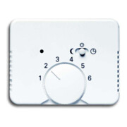 Busch-Jaeger Rosace centrale stws brillante régulation température avec réduction nocturne 1795-24G-1