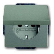 Busch-Jaeger SCHUKO(R) Steckdosen-Eins. m. Klappdeckel mete 20 EUK-803-1