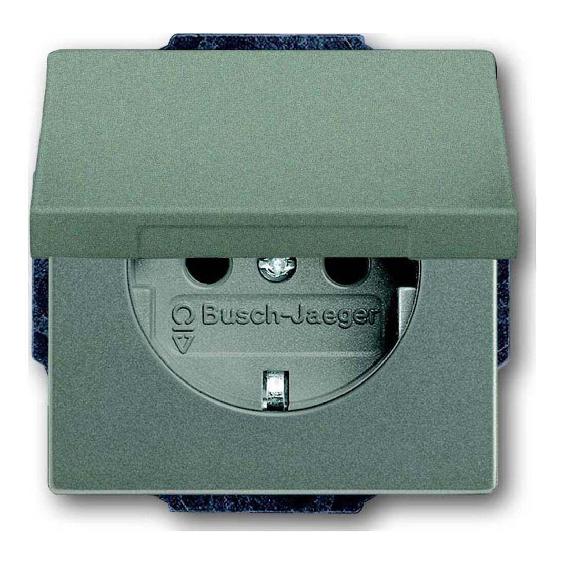 Busch-Jaeger SCHUKO(R) Steckdosen-Eins. m. Klappdeckel mete 20 EUK-803