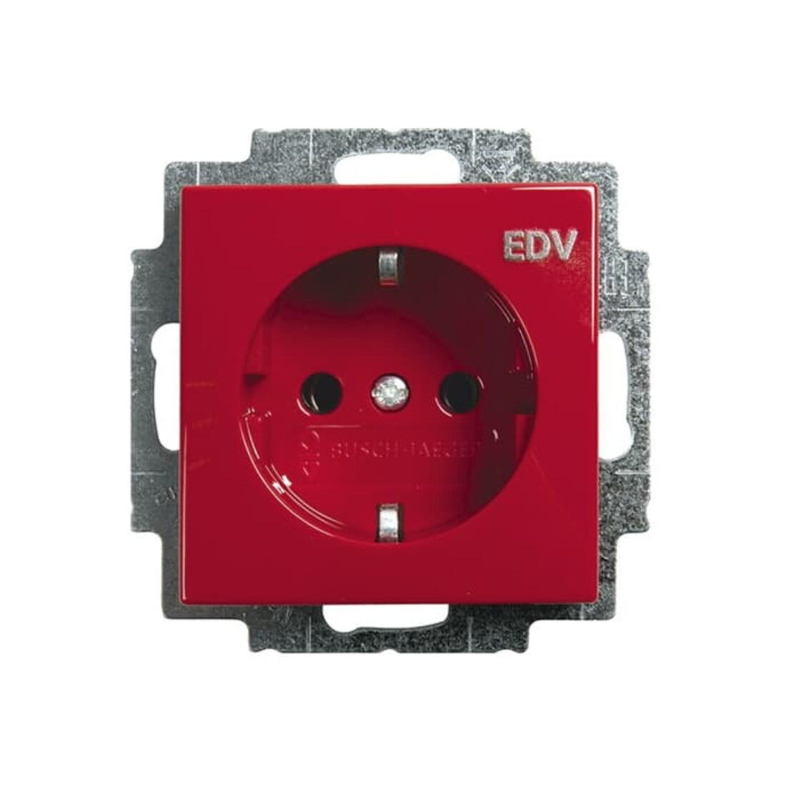 Busch-Jaeger SCHUKO Steckdosen-Einsatz rot 20 EUC/DV-917