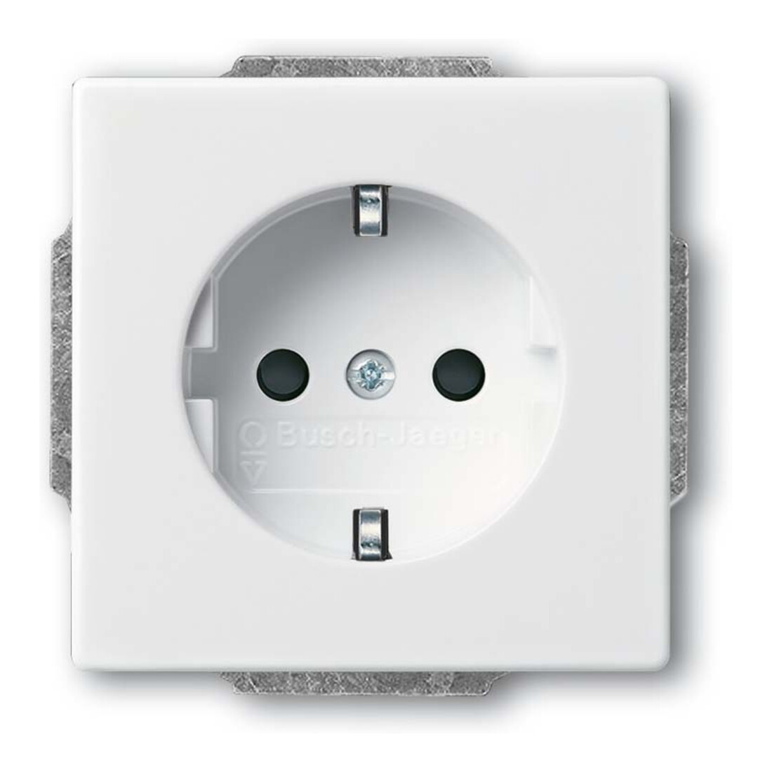 Busch-Jaeger SCHUKO Steckdosen-Einsatz studioweiß 2300 EUCB-84