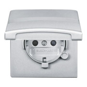 Busch-Jaeger Schuko-Steckdoseneinsatz IP44 alusilber 20 EUGKBN-33-101-3