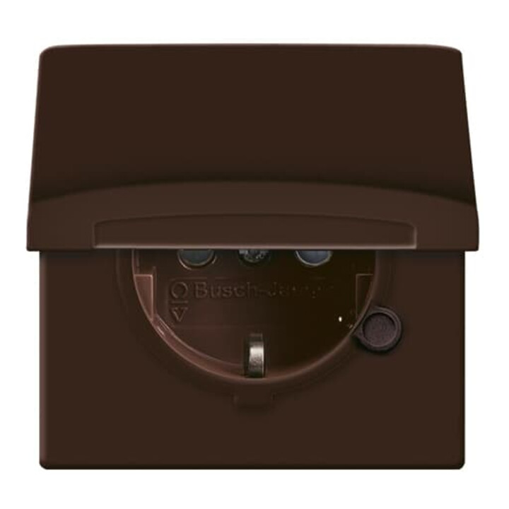 Busch-Jaeger Schuko-Steckdoseneinsatz IP44 braun 20 EUGKB-31-101