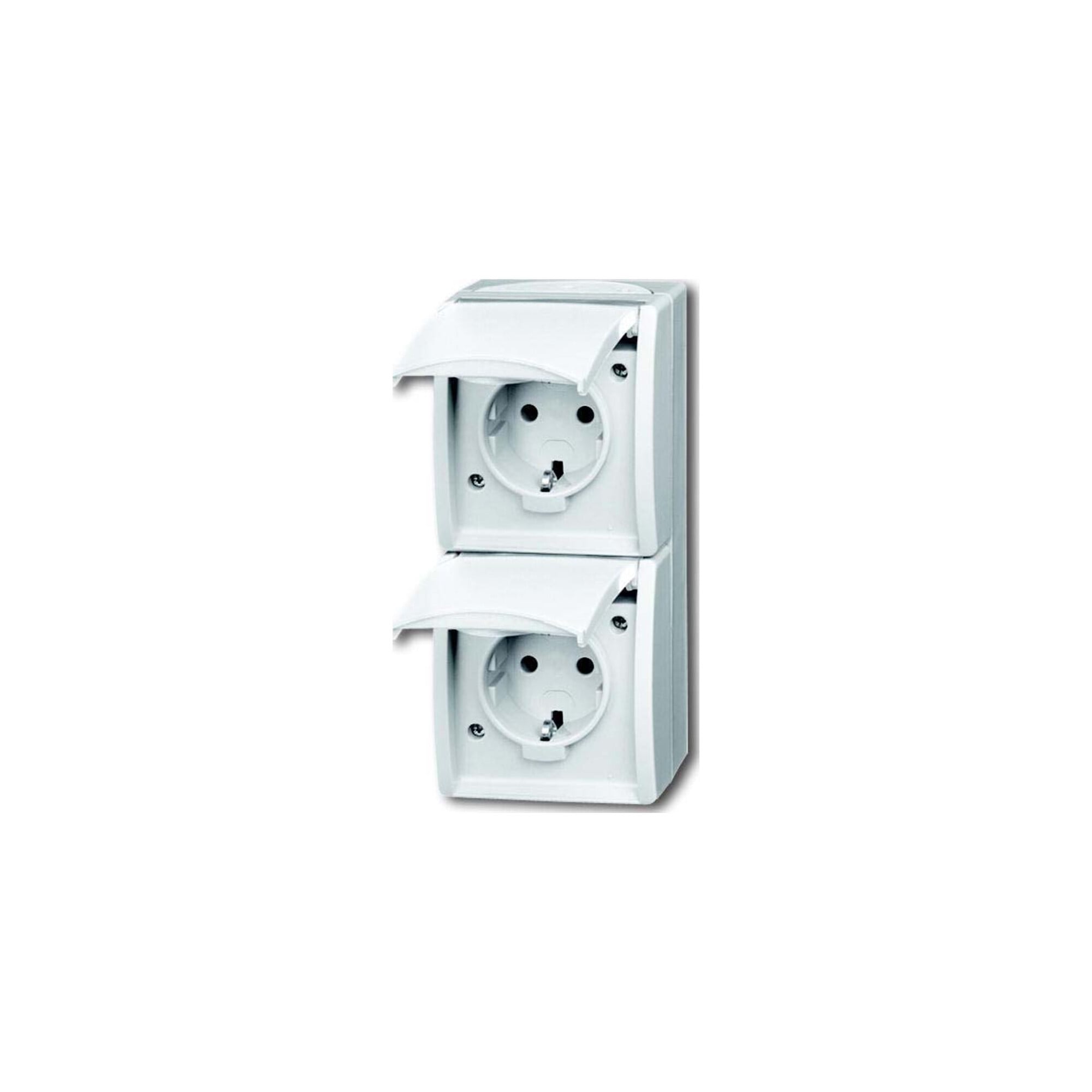 Busch-Jaeger SCHUKO-Zweifachsteckdose 20-02 EW-54