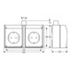 Busch-Jaeger SCHUKO-Zweifachsteckdose 20-02 EW-54
