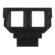 Busch-Jaeger Socle pour 1758... pour Mod.-Jack 2x6u.8p 1867 EB