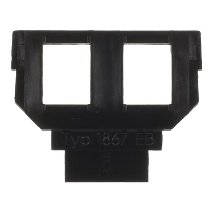 Busch-Jaeger Socle pour 1758... pour Mod.-Jack 2x6u.8p 1867 EB