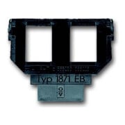 Busch-Jaeger Socle pour 1758... pour Mod.-Jack 2x6u.8p 1871 EB-1