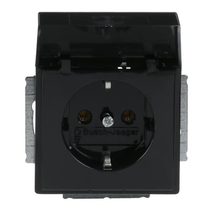 Busch-Jaeger Steckdose m. Deckel 20 EUK-81
