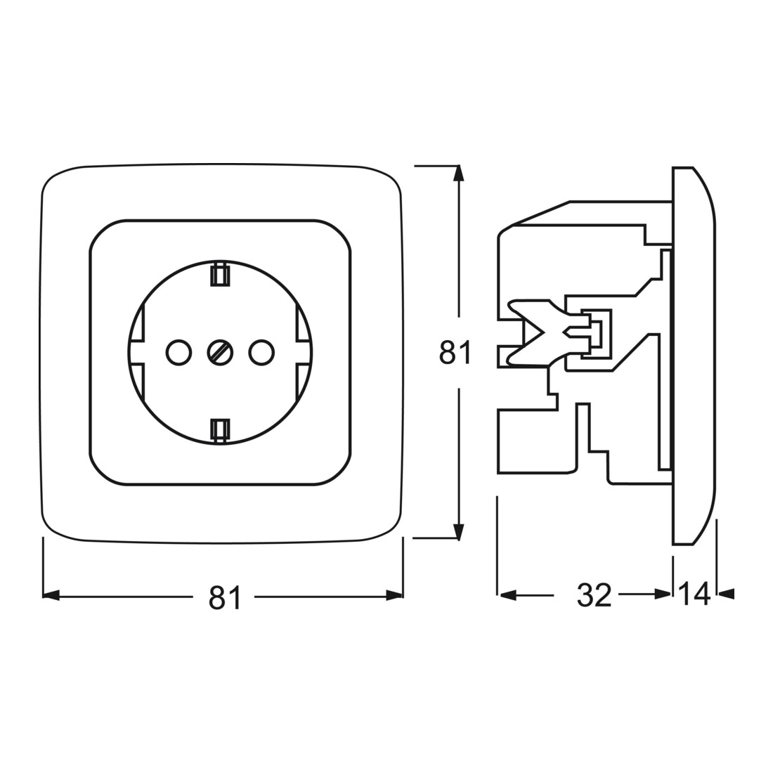 Busch-Jaeger Steckdose UP aws 20 EUJKS-214