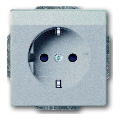 Busch-Jaeger Steckdosen-Einsatz alusi m.Besch.feld 2P+E16A 20 EUN-83