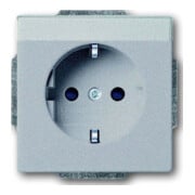 Busch-Jaeger Steckdosen-Einsatz alusi m.Besch.feld 2P+E16A 20 EUN-83-1