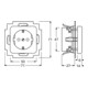 Busch-Jaeger Steckdosen-Einsatz aws 20 EUCQ-214-3