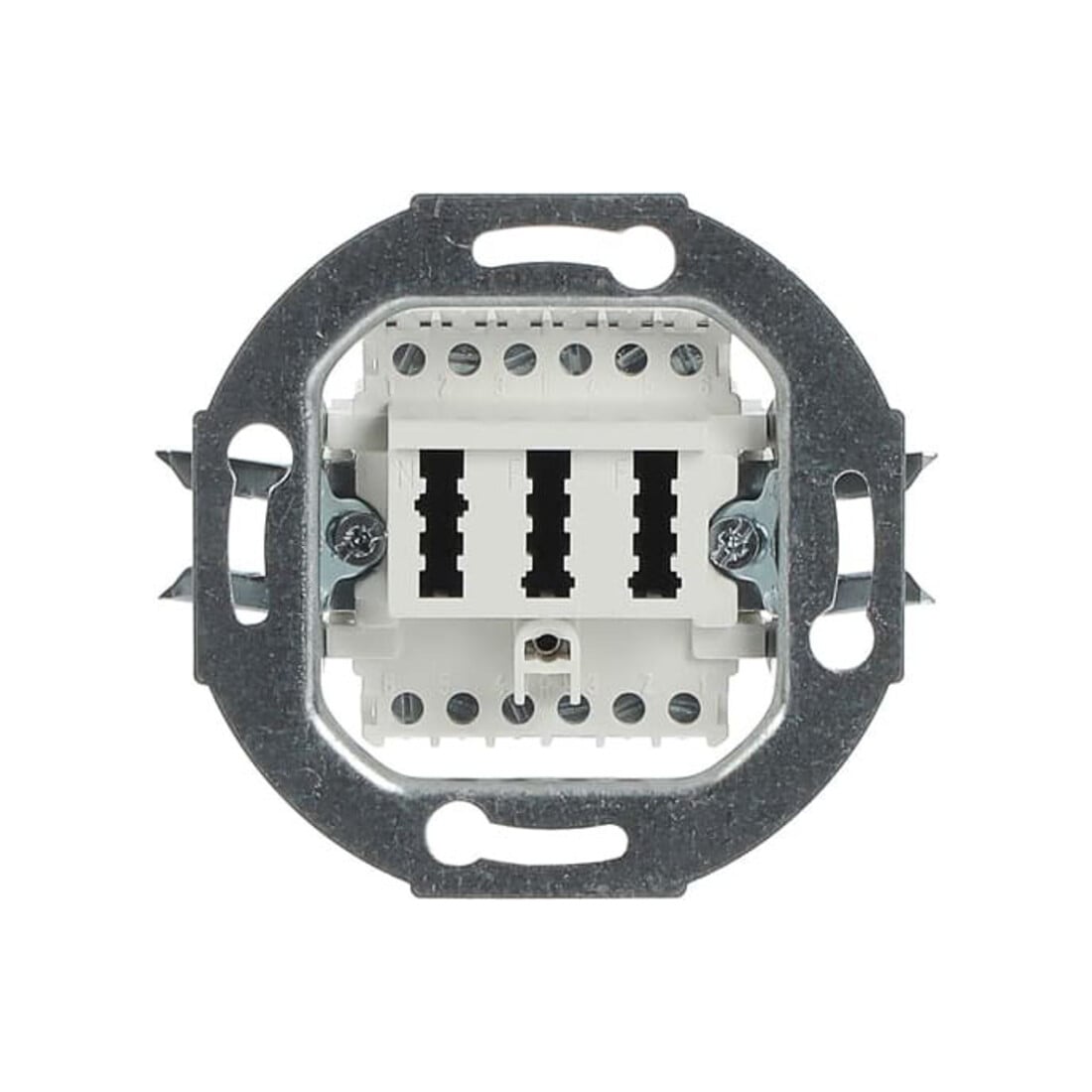 Busch-Jaeger TAE-Anschlussdose aws 2x6/6 NFF 0242/04