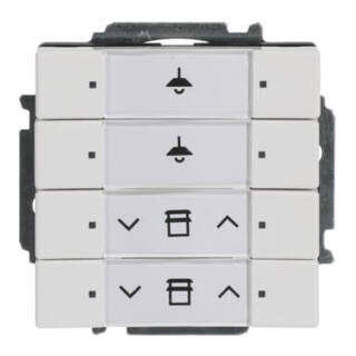 Busch-Jaeger Tastsensor 4fach mit Busankoppler 6127/01-84