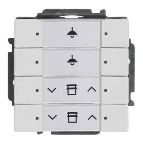 Busch-Jaeger Tastsensor 4fach mit Busankoppler 6127/01-84