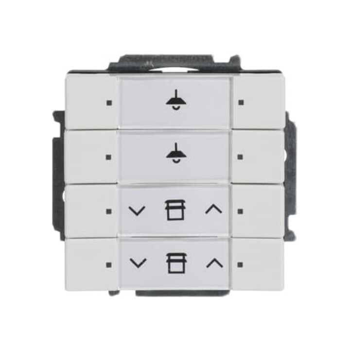 Busch-Jaeger Tastsensor 4fach mit Busankoppler 6127/01-84
