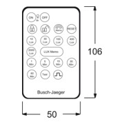 Busch-Jaeger Télécommande IR pour Präsenz tech 6843-4