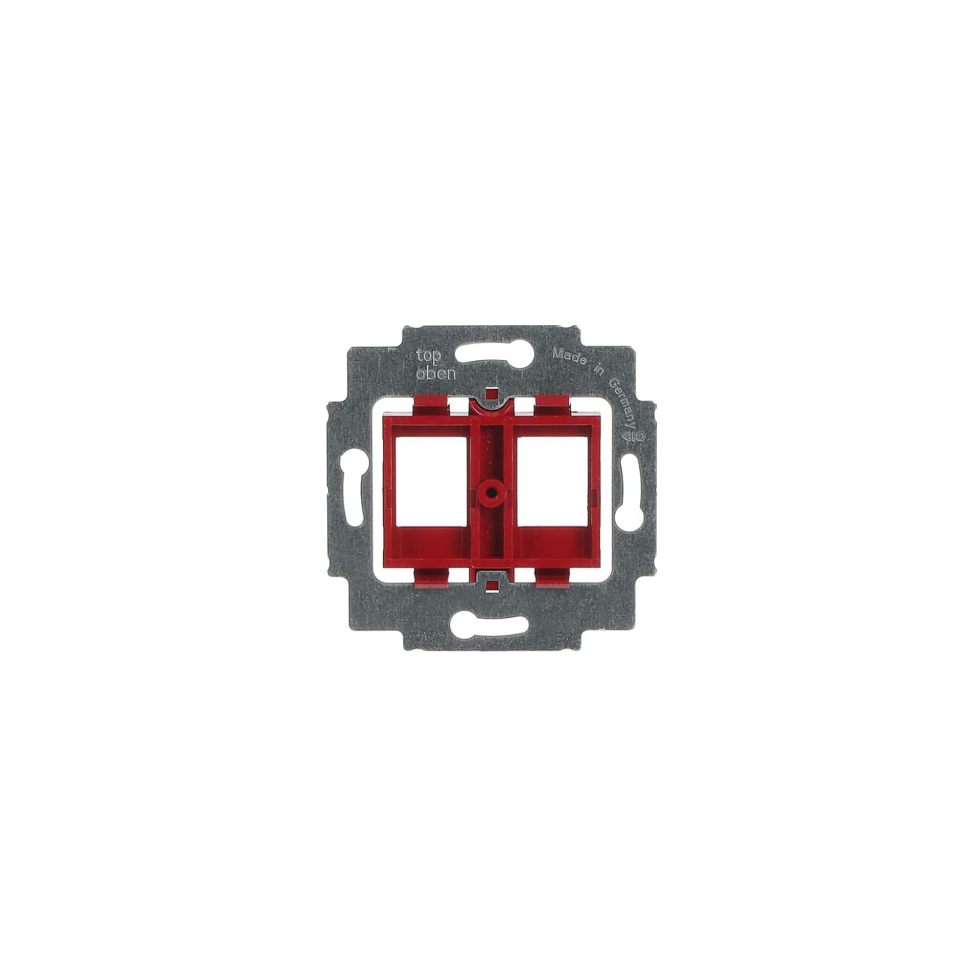 Busch-Jaeger Tragring f.Modular-Jack roter Sockel 1812