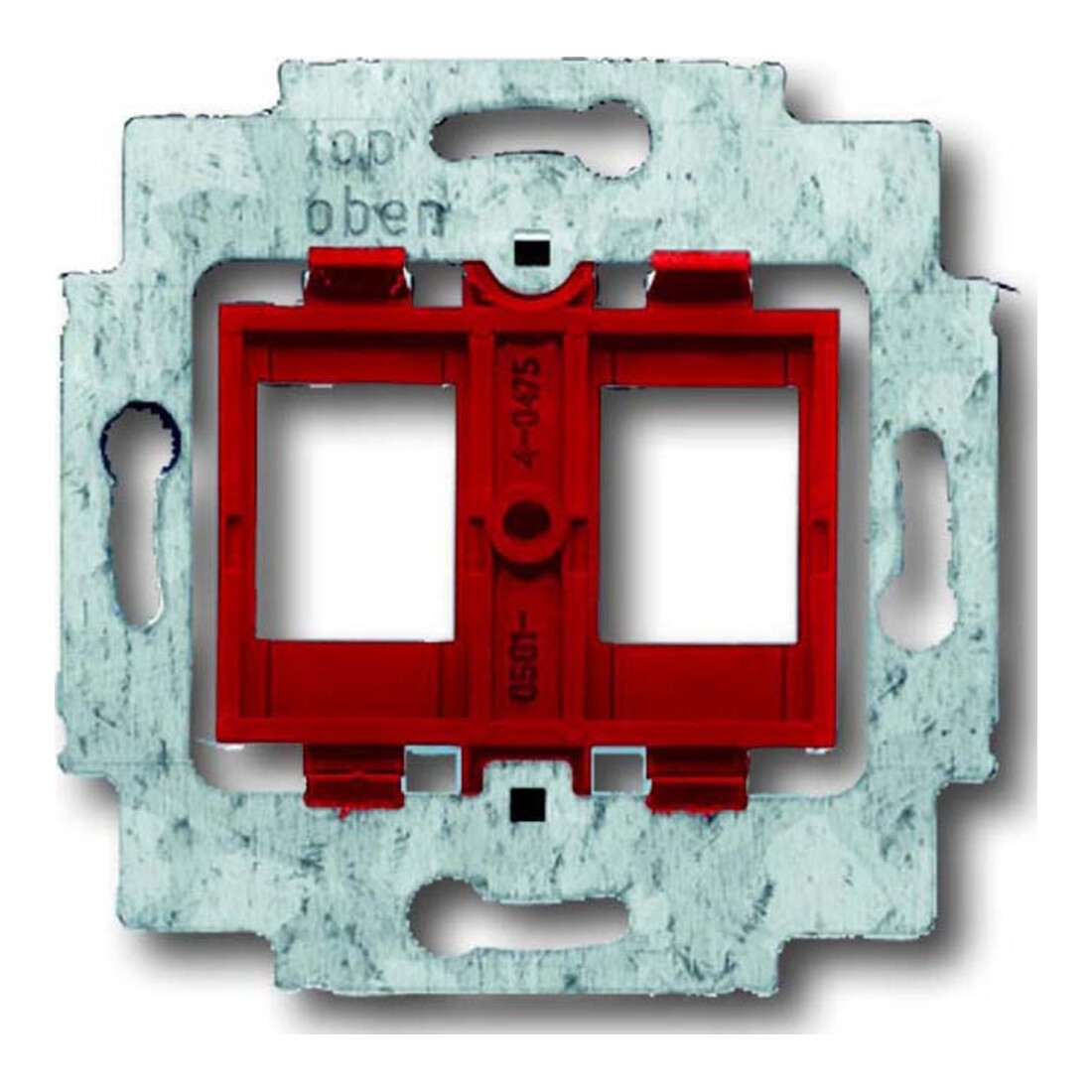 Busch-Jaeger Tragring f.Modular-Jack roter Sockel 1812