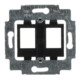 Busch-Jaeger Tragring f.Modular-Jack schwarz. Sockel 1814