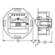 Busch-Jaeger UAE-Doseneinsatz 1x8-polig 0213