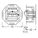 Busch-Jaeger UAE-Doseneinsatz 2x8-polig 0214