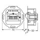 Busch-Jaeger UAE-Doseneinsatz 8/8-polig 0215
