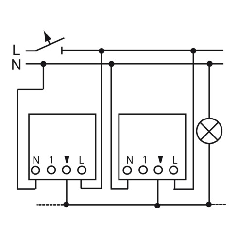 Busch-Jaeger Univ.Relais-Einsatz UP 230V 2300W/VA 6401 U-102