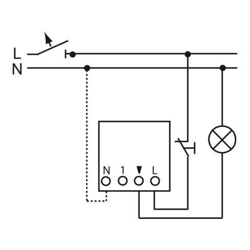 Busch-Jaeger Univ.Relais-Einsatz UP 230V 2300W/VA 6401 U-102