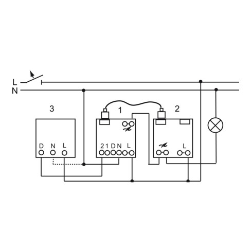 Busch-Jaeger Univ.-Zentraldimmer REG 60-500W 2TE 6583