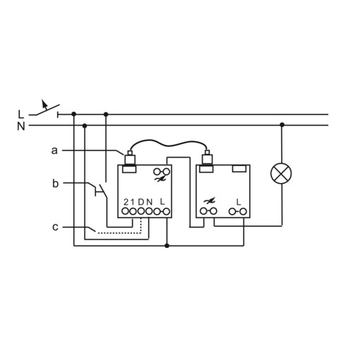Busch-Jaeger Univ.-Zentraldimmer REG 60-500W 2TE 6583