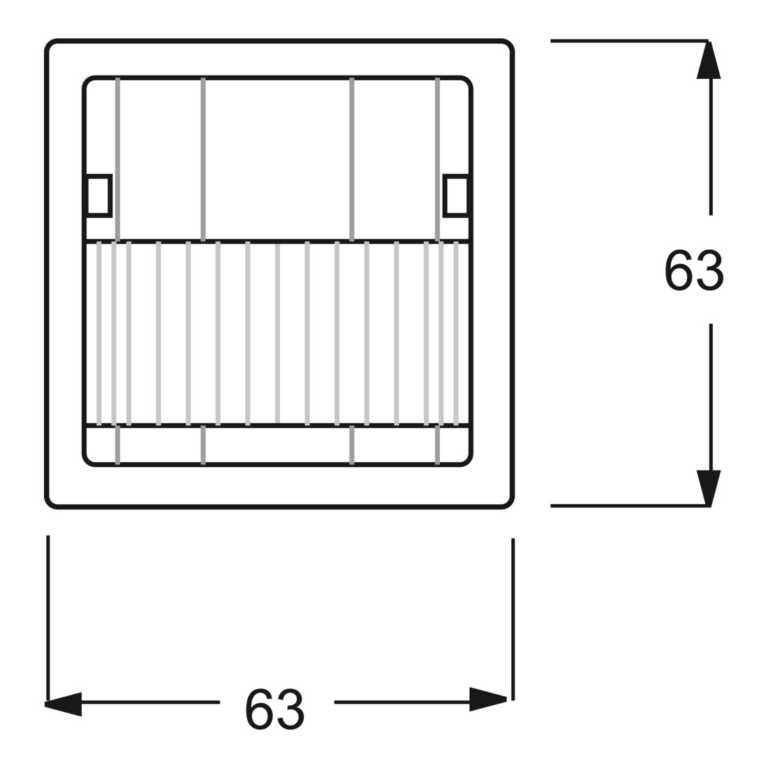 Busch-Jaeger Wächter Sensor dav/sws UP 180 Komfort 6122/02-84
