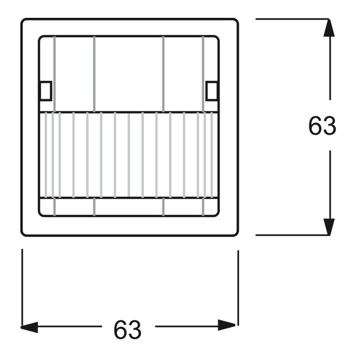 Busch-Jaeger Wächter Sensor dav/sws UP 180 Komfort 6122/02-84