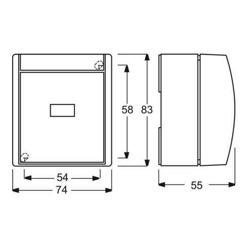 Busch-Jaeger Wechselschalter 2601/6 WGL-54