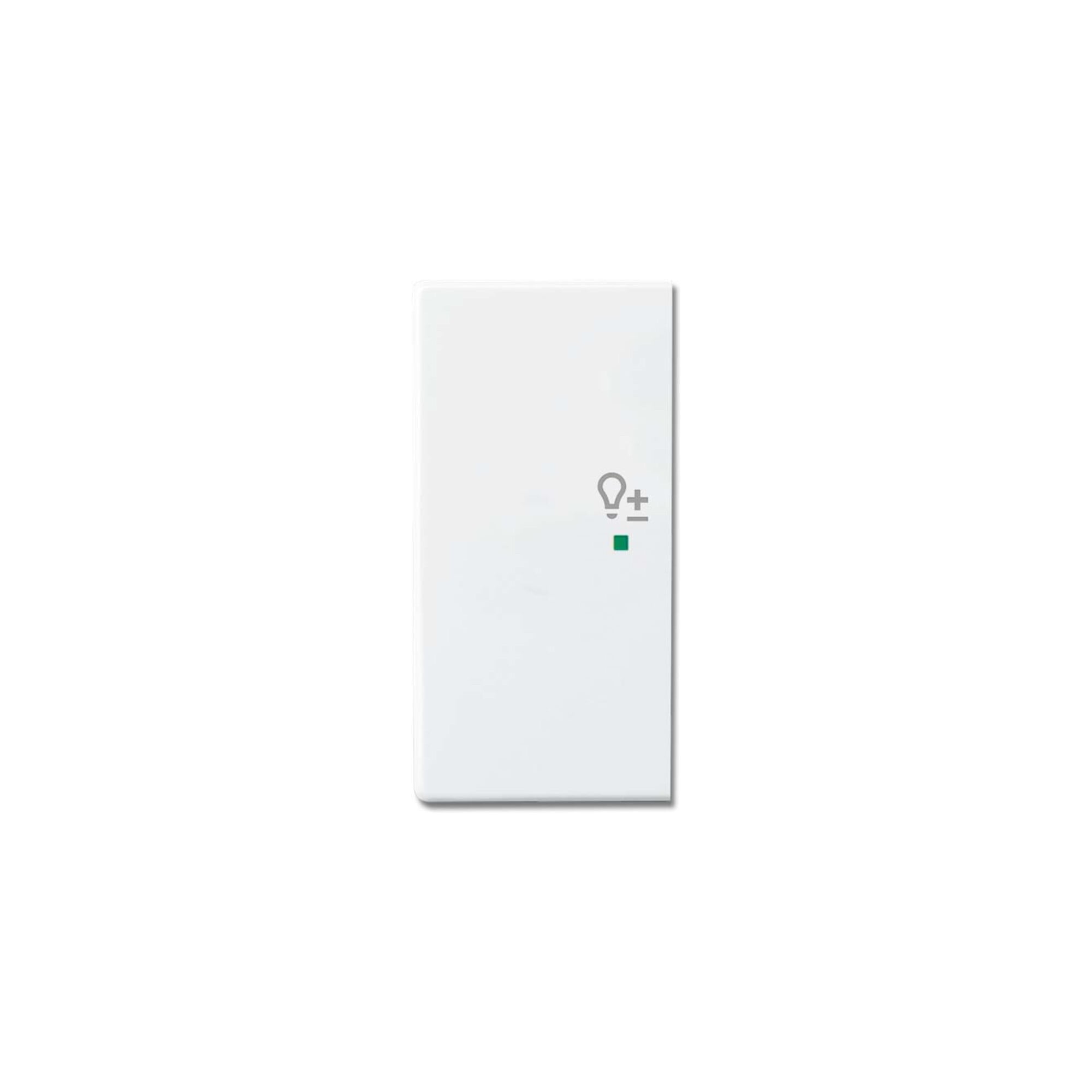 Busch-Jaeger Wippe 2-f li Symbol Dimmer studioweiß 6234-21-84